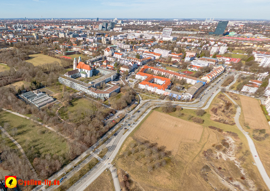 20.02.2023 - der Hachinger Bach zwischen Berg am Laim und Neuperlach